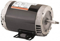 US Motors - 1 hp, ODP Enclosure, Auto Thermal Protection, 3,450 RPM, 115/230 Volt, 60 Hz, Industrial Electric AC/DC Motor - Size 56 Frame, J-Face Mount, 1 Speed, Ball Bearings, 13.6/6.8 Full Load Amps, B Class Insulation, CCW Drive End - Best Tool & Supply