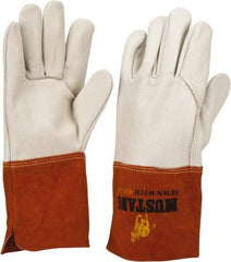 MCR Safety - Size M Unlined Leather Welding Glove - Wing Thumb - Best Tool & Supply