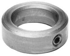 Climax Metal Products - 2-11/16" Bore, Stainless Steel, Set Screw Shaft Collar - 4" Outside Diam, 1-1/8" Wide - Best Tool & Supply