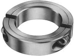 Climax Metal Products - 3mm Bore, Steel, Two Piece Shaft Collar - 11/16" Outside Diam - Best Tool & Supply