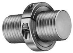 Climax Metal Products - 1-1/2-12 Thread, Stainless Steel, One Piece Threaded Shaft Collar - 2-3/8" Outside Diam, 9/16" Wide - Best Tool & Supply