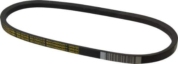 Continental ContiTech - Section B, 31" Outside Length, V-Belt - Wingprene Rubber-Impregnated Fabric, HY-T Matchmaker, No. B28 - Best Tool & Supply