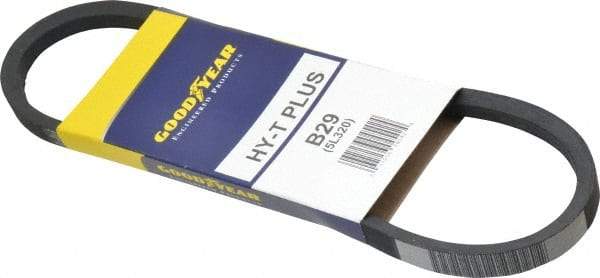 Continental ContiTech - Section B, 32" Outside Length, V-Belt - Wingprene Rubber-Impregnated Fabric, HY-T Matchmaker, No. B29 - Best Tool & Supply