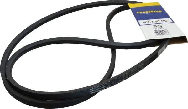 Continental ContiTech - Section B, 96" Outside Length, V-Belt - Wingprene Rubber-Impregnated Fabric, HY-T Matchmaker, No. B93 - Best Tool & Supply