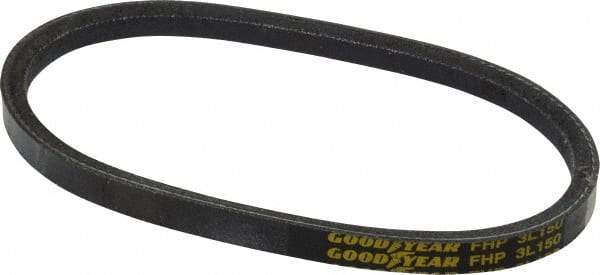 Continental ContiTech - Section 3L, 15" Outside Length, V-Belt - High Traction Rubber, Fractional HP, No. 3L150 - Best Tool & Supply