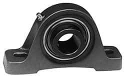 Value Collection - 5-1/2" OALBall Bearing Pillow Block - Cast Iron - Best Tool & Supply