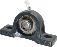 Value Collection - 5" OALBall Bearing Pillow Block - Cast Iron - Best Tool & Supply