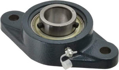 Value Collection - 5-9/16" OALBall Bearing Pillow Block - Cast Iron - Best Tool & Supply