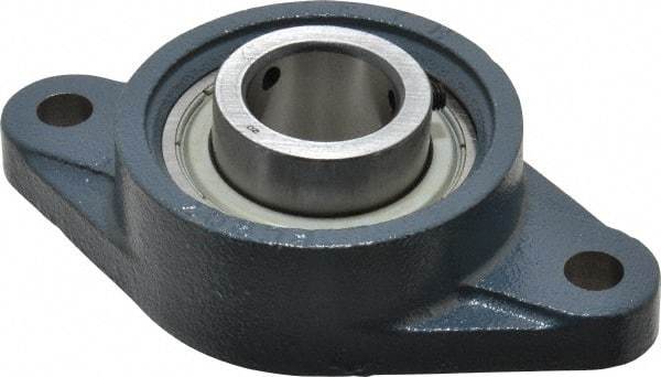 Value Collection - 6-1/8" OALBall Bearing Pillow Block - Cast Iron - Best Tool & Supply