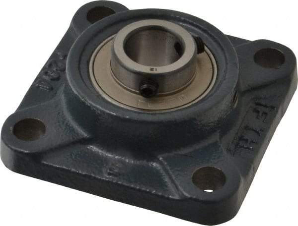 Value Collection - 3-3/8" OALBall Bearing Pillow Block - Cast Iron - Best Tool & Supply