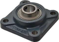 Value Collection - 3-3/4" OALBall Bearing Pillow Block - Cast Iron - Best Tool & Supply