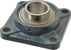 Value Collection - 5-3/8" OALBall Bearing Pillow Block - Cast Iron - Best Tool & Supply