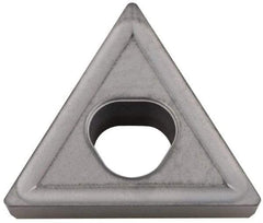 Seco - TPMM321 46 Grade 883 Carbide Turning Insert - Uncoated, 60° Triangle, 3/8" Inscr Circle, 1/8" Thick, 1/64" Corner Radius - Best Tool & Supply