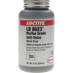 Loctite - 8 oz Brush Top Marine Grade Anti-Seize Lubricant - Calcium Sulfonate, 2,400°F - Best Tool & Supply