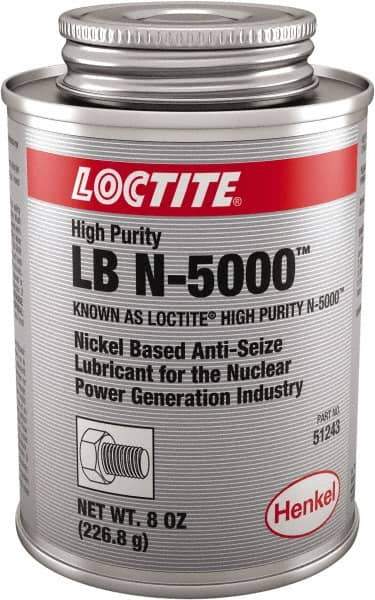 Loctite - 8 oz Brush Top High Purity Anti-Seize Lubricant - Nickel, 2,400°F - Best Tool & Supply