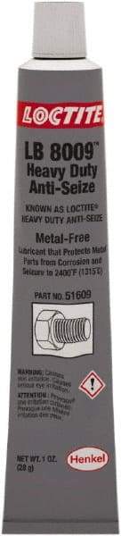 Loctite - 1 oz Tube Anti-Seize Lubricant - Metal Free, 2,400°F, Black - Best Tool & Supply