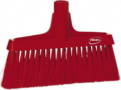 Vikan - 6-3/4" OAL Polyester Bristle Lobby Broom - 3" Bristle Length, 9-1/2" Wide - Best Tool & Supply