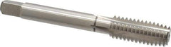 Balax - 4 Flutes, 0.9500 Inch Thread Length, 7/16-14 UNC, Nitride Oxide Coating, High Speed Steel, Cleanout Tap - 3-5/32 Inch Overall Length, 13/32 Inch Square Length, 0.242 Inch Square Size, 0.323 Inch Shank Diameter, Modified Bottoming - Exact Industrial Supply