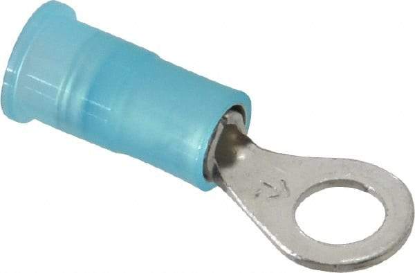 3M - 16-14 AWG Partially Insulated Crimp Connection Circular Ring Terminal - #10 Stud, Copper Contact - Best Tool & Supply