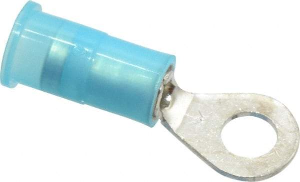 3M - 16-14 AWG Partially Insulated Crimp Connection Circular Ring Terminal - #8 Stud, Copper Contact - Best Tool & Supply