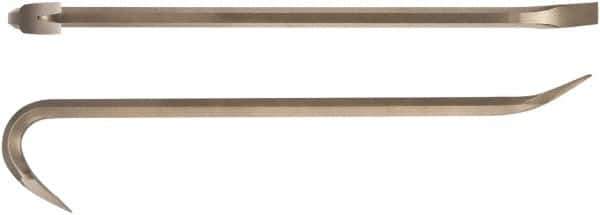 Ampco - 18" OAL Nonsparking Pry Bar - 1-1/8" Wide - Best Tool & Supply