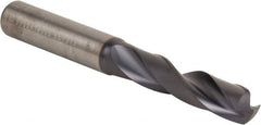 Kennametal - 11.00074mm 140° Spiral Flute Solid Carbide Screw Machine Drill Bit - Best Tool & Supply