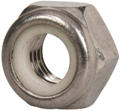 Value Collection - M2.5x0.45 Metric Coarse 18-8 & Austenitic Grade A2 Hex Lock Nut with Nylon Insert - 2.5mm High, Uncoated - Best Tool & Supply