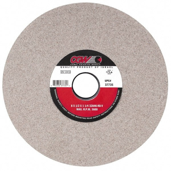 Camel Grinding Wheels - 14" Diam x 5" Hole x 2" Thick, K Hardness, 60 Grit Surface Grinding Wheel - Best Tool & Supply