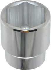 Proto - 1-7/16", 1/2" Drive, Standard Hand Socket - 6 Points, 2-1/8" OAL, Chrome Finish - Best Tool & Supply