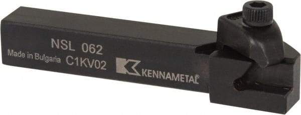 Kennametal - Internal/External Thread, Left Hand Cut, 3/8" Shank Width x 3/8" Shank Height Indexable Threading Toolholder - 2-1/2" OAL, N.2L Insert Compatibility, NS Toolholder, Series Top Notch - Best Tool & Supply