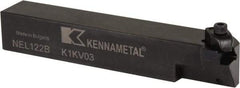 Kennametal - Internal/External Thread, Left Hand Cut, 3/4" Shank Width x 3/4" Shank Height Indexable Threading Toolholder - 4-1/2" OAL, N.2R Insert Compatibility, NE Toolholder, Series Top Notch - Best Tool & Supply