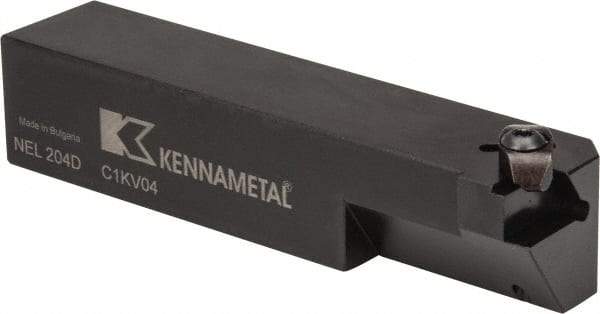 Kennametal - Internal/External Thread, Left Hand Cut, 1-1/4" Shank Width x 1-1/4" Shank Height Indexable Threading Toolholder - 6" OAL, N.4R Insert Compatibility, NE Toolholder, Series Top Notch - Best Tool & Supply