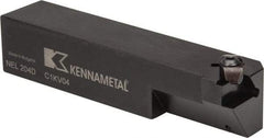 Kennametal - Internal/External Thread, Left Hand Cut, 1-1/4" Shank Width x 1-1/4" Shank Height Indexable Threading Toolholder - 6" OAL, N.4R Insert Compatibility, NE Toolholder, Series Top Notch - Best Tool & Supply