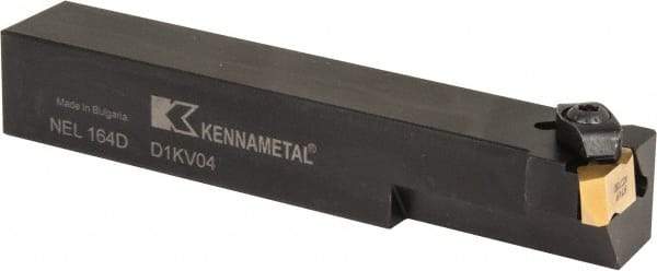 Kennametal - Internal/External Thread, Left Hand Cut, 1" Shank Width x 1" Shank Height Indexable Threading Toolholder - 6" OAL, N.4R Insert Compatibility, NE Toolholder, Series Top Notch - Best Tool & Supply