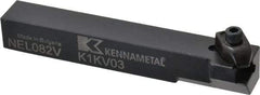 Kennametal - Internal/External Thread, Left Hand Cut, 1/2" Shank Width x 1/2" Shank Height Indexable Threading Toolholder - 3-1/2" OAL, N.2R Insert Compatibility, NE Toolholder, Series Top Notch - Best Tool & Supply