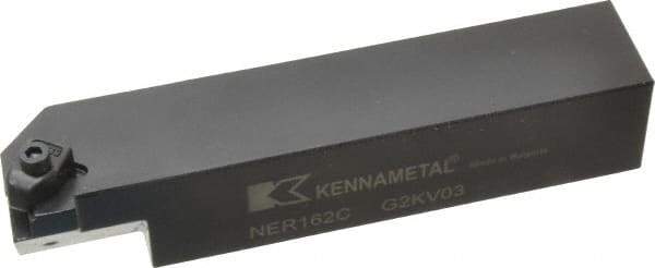 Kennametal - Internal/External Thread, Right Hand Cut, 1" Shank Width x 1" Shank Height Indexable Threading Toolholder - 5" OAL, N.2L Insert Compatibility, NE Toolholder, Series Top Notch - Best Tool & Supply