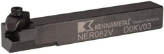 Kennametal - Internal/External Thread, Right Hand Cut, 1/2" Shank Width x 1/2" Shank Height Indexable Threading Toolholder - 3-1/2" OAL, N.2L Insert Compatibility, NE Toolholder, Series Top Notch - Best Tool & Supply