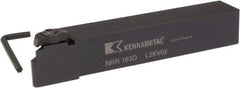 Kennametal - Internal/External Thread, Right Hand Cut, 1" Shank Width x 1" Shank Height Indexable Threading Toolholder - 6" OAL, NU 3125L Insert Compatibility, NR Toolholder, Series Top Notch - Best Tool & Supply