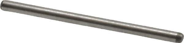 Made in USA - 1/16" Diam x 1" Pin Length 416 Stainless Steel Precision Dowel Pin - Passivated Finish, C 36-42 Hardness, 2 Beveled End - Best Tool & Supply