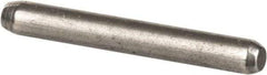 Made in USA - 1/16" Diam x 1/2" Pin Length 416 Stainless Steel Precision Dowel Pin - Passivated Finish, C 36-42 Hardness, 2 Beveled End - Best Tool & Supply