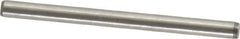 Made in USA - 3/32" Diam x 1-1/4" Pin Length 416 Stainless Steel Precision Dowel Pin - Passivated Finish, C 36-42 Hardness, 2 Beveled End - Best Tool & Supply