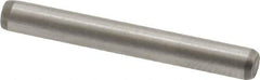 Made in USA - 1/8" Diam x 1" Pin Length 416 Stainless Steel Precision Dowel Pin - Passivated Finish, C 36-42 Hardness, 2 Beveled End - Best Tool & Supply