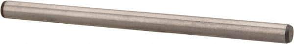 Made in USA - 1/8" Diam x 2" Pin Length 416 Stainless Steel Precision Dowel Pin - Passivated Finish, C 36-42 Hardness, 2 Beveled End - Best Tool & Supply