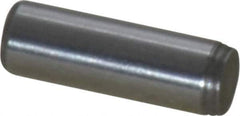 Made in USA - 1/8" Diam x 3/8" Pin Length 416 Stainless Steel Precision Dowel Pin - Passivated Finish, C 36-42 Hardness, 2 Beveled End - Best Tool & Supply