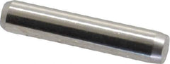 Made in USA - 1/8" Diam x 5/8" Pin Length 416 Stainless Steel Precision Dowel Pin - Passivated Finish, C 36-42 Hardness, 2 Beveled End - Best Tool & Supply