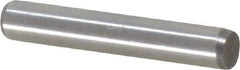 Made in USA - 1/8" Diam x 3/4" Pin Length 416 Stainless Steel Precision Dowel Pin - Passivated Finish, C 36-42 Hardness, 2 Beveled End - Best Tool & Supply