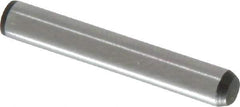 Made in USA - 5/32" Diam x 1" Pin Length 416 Stainless Steel Precision Dowel Pin - Passivated Finish, C 36-42 Hardness, 2 Beveled End - Best Tool & Supply