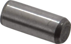 Made in USA - 5/32" Diam x 3/8" Pin Length 416 Stainless Steel Precision Dowel Pin - Passivated Finish, C 36-42 Hardness, 2 Beveled End - Best Tool & Supply