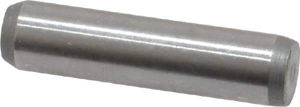 Made in USA - 3/16" Diam x 3/4" Pin Length 416 Stainless Steel Precision Dowel Pin - Passivated Finish, C 36-42 Hardness, 2 Beveled End - Best Tool & Supply