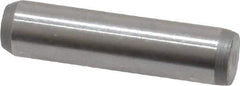 Made in USA - 3/16" Diam x 3/4" Pin Length 416 Stainless Steel Precision Dowel Pin - Passivated Finish, C 36-42 Hardness, 2 Beveled End - Best Tool & Supply